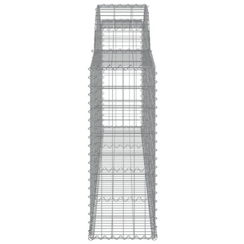 Arched Gabion Basket 300x30x80/100cm Galvanised Iron - Image 4