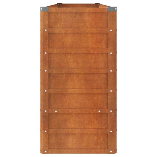 Garden Raised Bed Rusty 320x40x77cm Corten Steel - Image 5