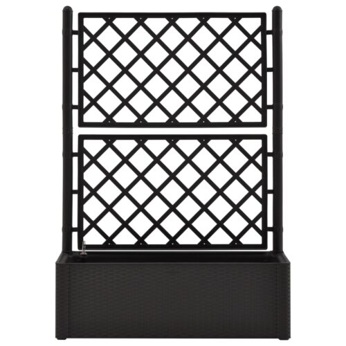 Garden Raised Bed with Trellis Self Watering System Anthracite - Image 3