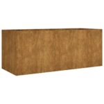 Garden Raised Bed 200x80x80cm Corten Steel