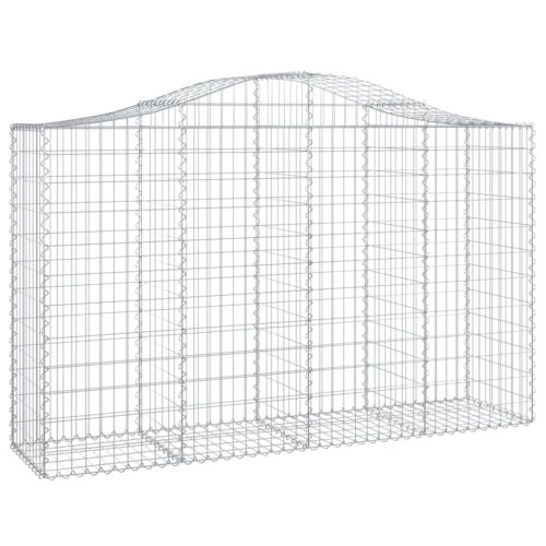 Arched Gabion Basket 200x50x120/140cm Galvanised Iron