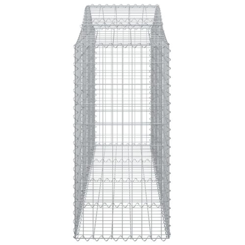 Arched Gabion Basket 200x50x120/140cm Galvanised Iron - Image 4