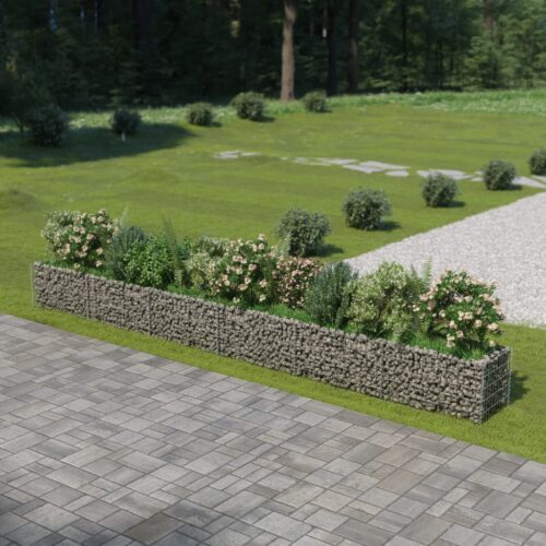 Gabion Raised Bed Galvanised Steel 540x50x50cm Fence Wire Wall Cage - Image 2