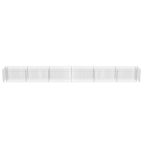 Gabion Raised Bed Galvanised Steel 540x50x50cm Fence Wire Wall Cage - Image 5