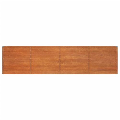 Garden Raised Bed Rusty 320x80x77cm Corten Steel - Image 4