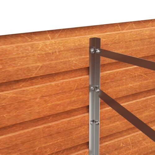 Garden Raised Bed Rusty 320x80x77cm Corten Steel - Image 7