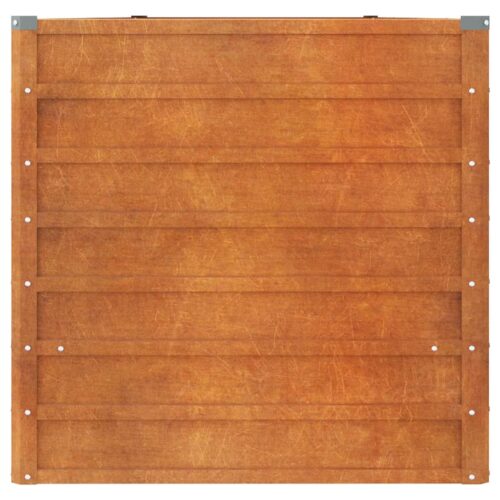 Garden Raised Bed Rusty 400x80x77cm Corten Steel - Image 5