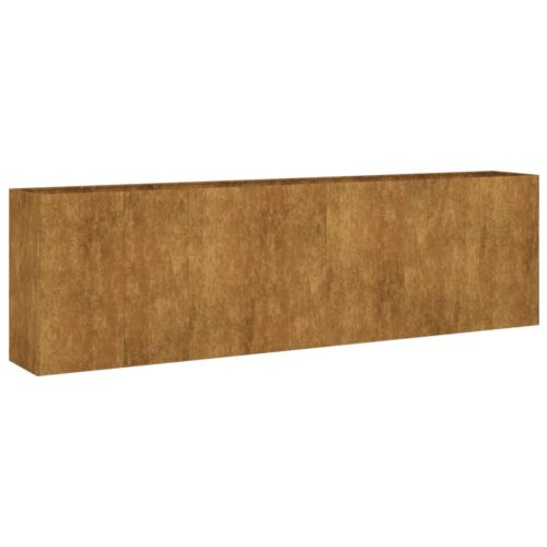 Garden Raised Bed 280x40x80cm Corten Steel
