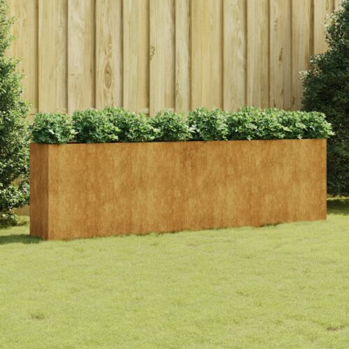 Garden Raised Bed 280x40x80cm Corten Steel - Image 2