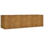 Garden Raised Bed 280x80x80cm Corten Steel