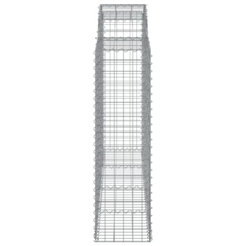 Arched Gabion Basket 200x50x140/160cm Galvanised Iron - Image 4