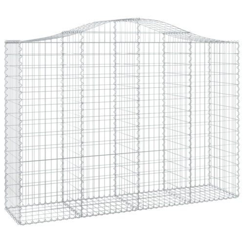Arched Gabion Basket 200x50x140/160cm Galvanised Iron