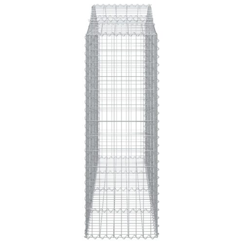 Arched Gabion Basket 200x50x140/160cm Galvanised Iron - Image 4