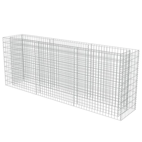 Gabion Raised Bed Galvanised Steel 270x50x100cm