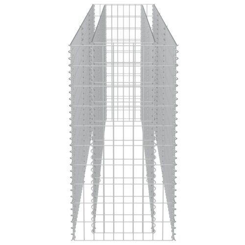 Gabion Raised Bed Galvanised Steel 270x50x100cm - Image 6
