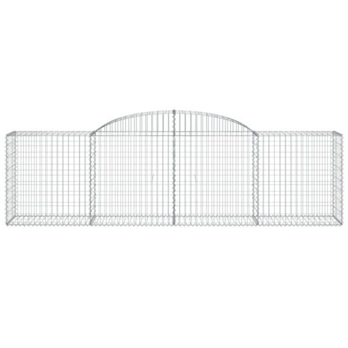 Arched Gabion Basket 300x50x80/100cm Galvanised Iron - Image 3