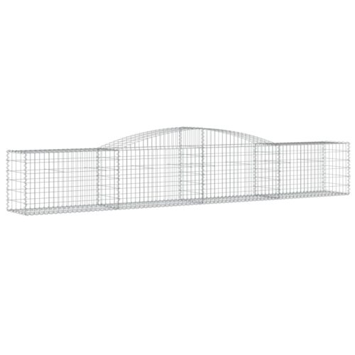 Arched Gabion Basket 400x50x60/80cm Galvanised Iron