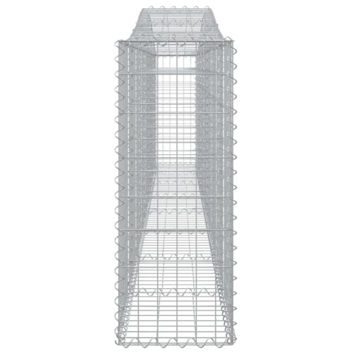 Arched Gabion Basket 400x30x80/100cm Galvanised Iron - Image 4