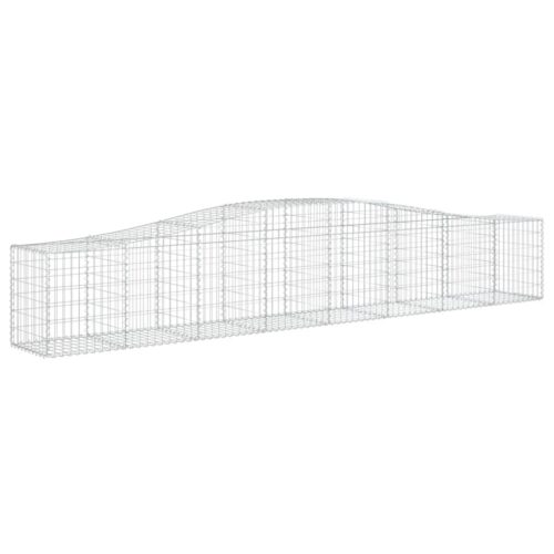 Arched Gabion Basket 400x50x60/80cm Galvanised Iron