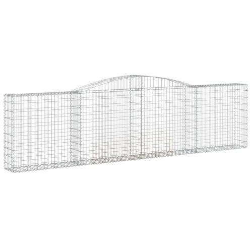Arched Gabion Basket 400x30x100/120cm Galvanised Iron