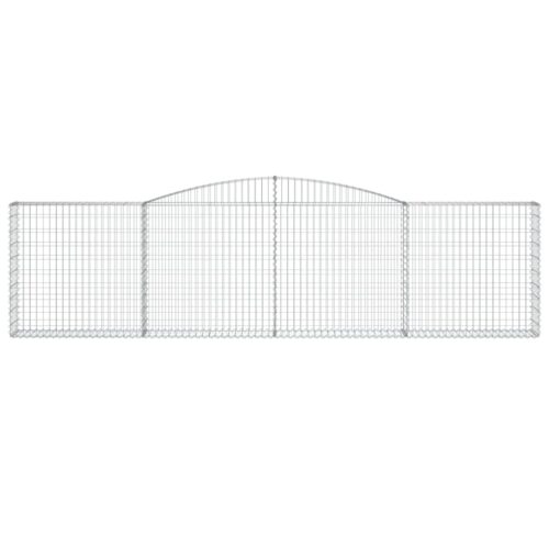 Arched Gabion Basket 400x30x100/120cm Galvanised Iron - Image 3