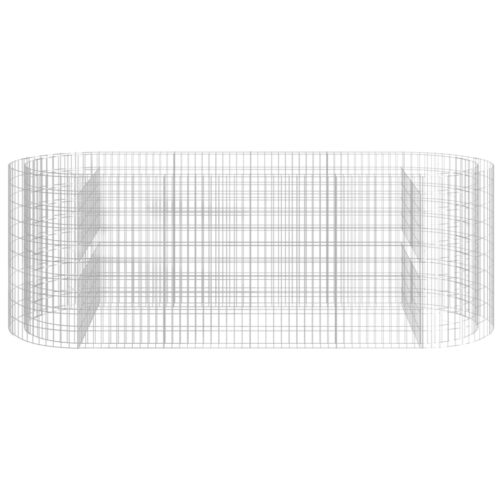 Gabion Raised Bed Galvanised Iron 300x100x100cm - Image 4