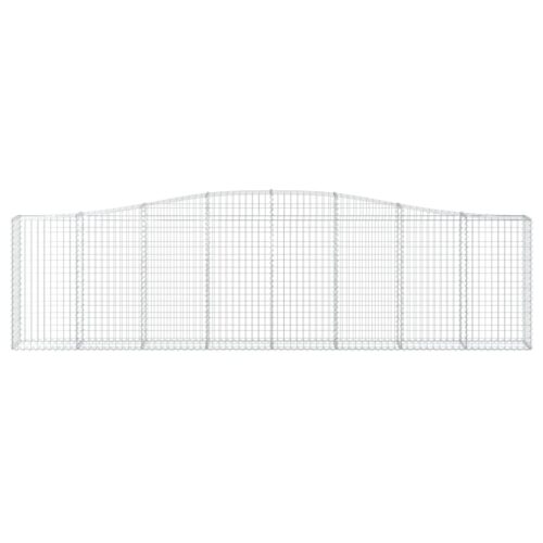Arched Gabion Basket 400x30x100/120cm Galvanised Iron - Image 3