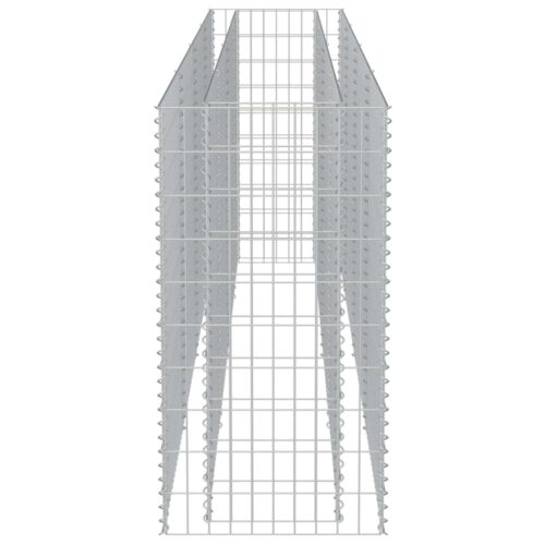 Gabion Raised Bed Galvanised Steel 360x50x100cm - Image 6