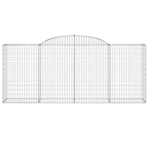 Arched Gabion Basket 300x50x120/140cm Galvanised Iron - Image 3