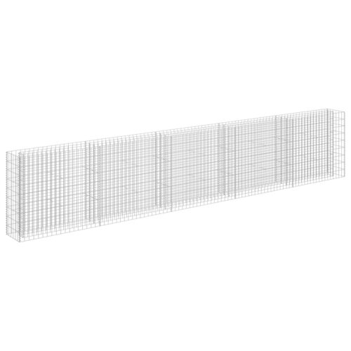Gabion Raised Bed Galvanised Steel 450x30x90cm
