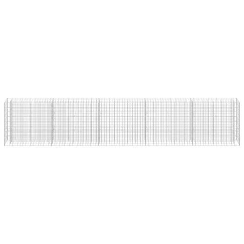 Gabion Raised Bed Galvanised Steel 450x30x90cm - Image 4