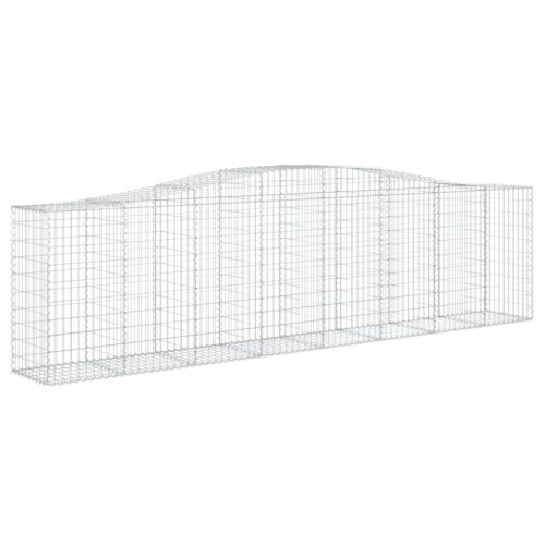Arched Gabion Basket 400x50x100/120cm Galvanised Iron