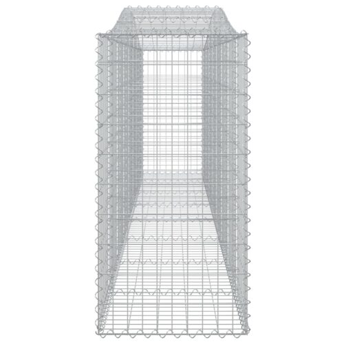 Arched Gabion Basket 400x50x100/120cm Galvanised Iron - Image 4
