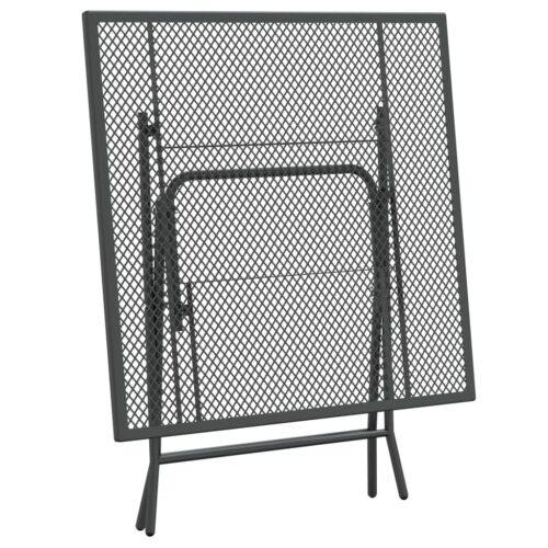 5-Piece Garden Dining Set Expanded Metal Mesh Anthracite - Image 6