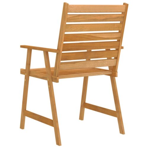 5-Piece Garden Dining Set Acacia Wood Timber Outdoor Patio Furniture - Image 8