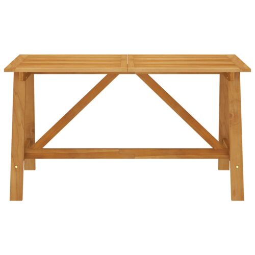 5-Piece Garden Dining Set Acacia Wood Timber Outdoor Patio Furniture - Image 10
