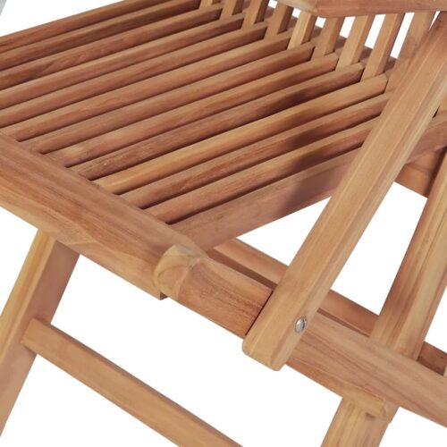5-Piece Garden Dining Set Acacia Wood Timber Outdoor Patio Furniture - Image 8