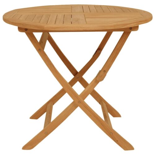 5-Piece Garden Dining Set Acacia Wood Timber Outdoor Patio Furniture - Image 5