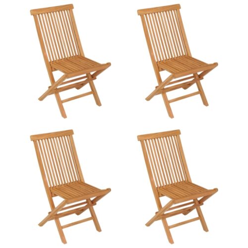 5-Piece Garden Dining Set Acacia Wood Timber Outdoor Patio Furniture - Image 7