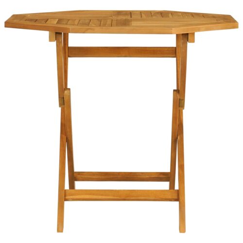 5-Piece Garden Dining Set Acacia Wood Timber Outdoor Patio Furniture - Image 4