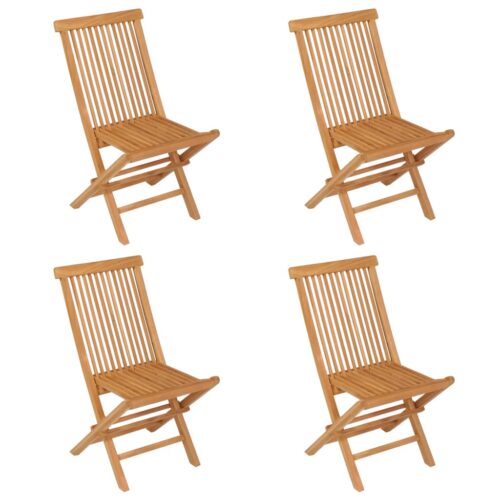 5-Piece Garden Dining Set Acacia Wood Timber Outdoor Patio Furniture - Image 7