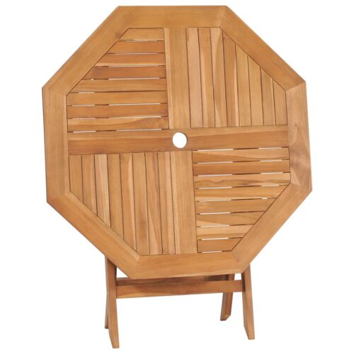 5-Piece Garden Dining Set Acacia Wood Timber Outdoor Patio Furniture - Image 5