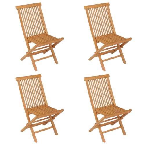 5-Piece Garden Dining Set Acacia Wood Timber Outdoor Patio Furniture - Image 7