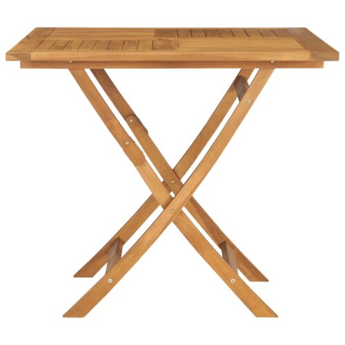 5-Piece Garden Dining Set Acacia Wood Timber Outdoor Patio Furniture - Image 4