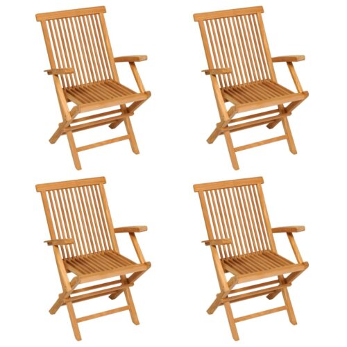 5-Piece Garden Dining Set Acacia Wood Timber Outdoor Patio Furniture - Image 7