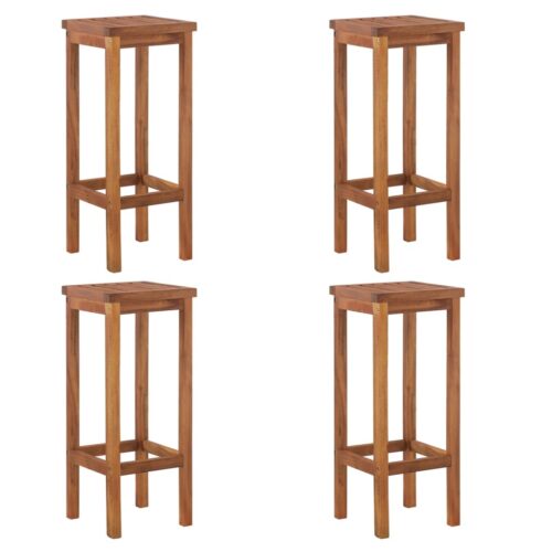 5-Piece Garden Bar Set Wood Timber Outdoor Patio Furniture Acacia - Image 5