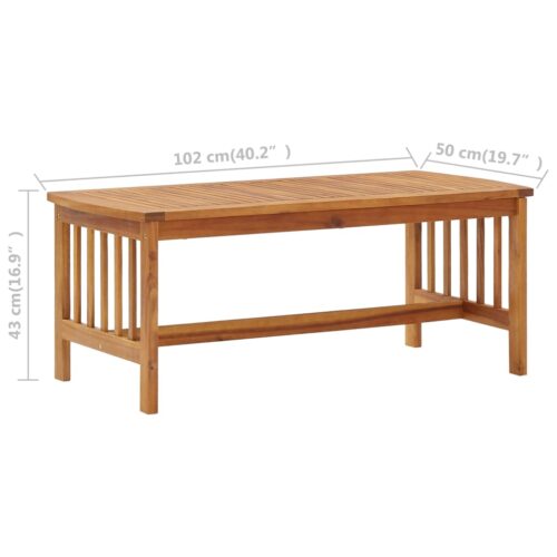 5-Piece Garden Lounge Set Acacia Wood Timber Outdoor Patio Furniture - Image 9