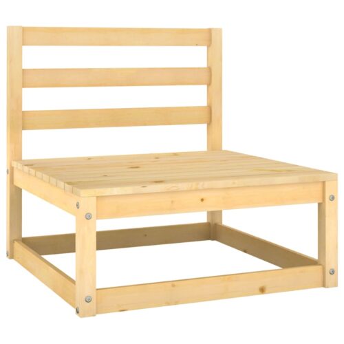 5-Piece Outdoor Sofa Set Garden Patio Lounge Chairs Furniture Solid Pine Wood - Image 6
