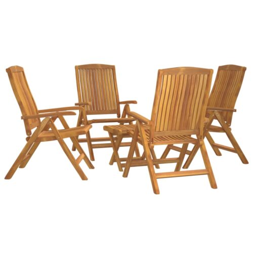 5-Piece Garden Lounge Set Wood Timber Outdoor Patio Furniture Teak - Image 3