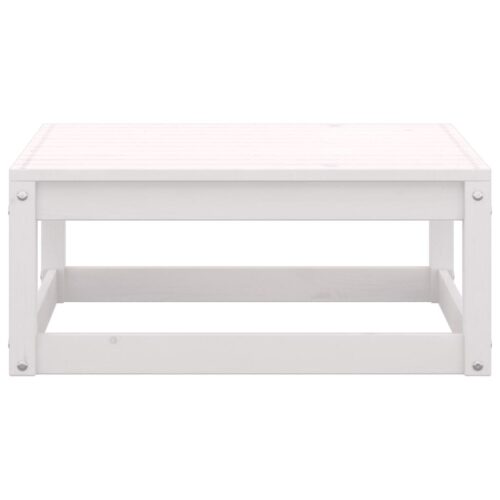 5-Piece Outdoor Sofa Set Garden Patio Lounge Bench Chairs Solid Pine Wood White - Image 9